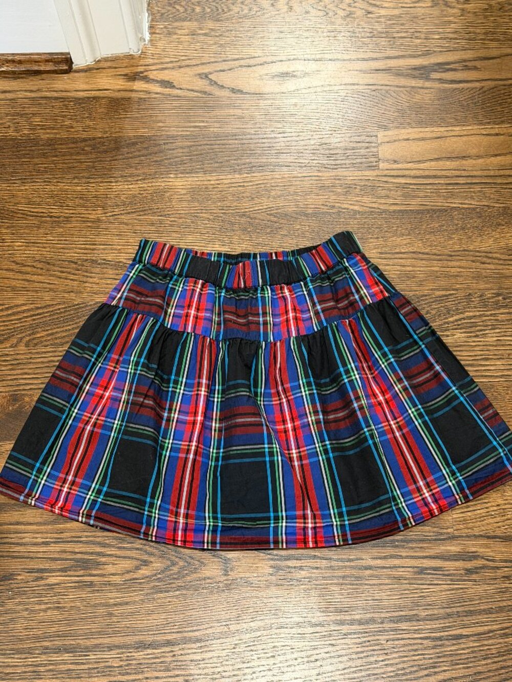 Crewcuts Tartan Plaid Tiered Skirt Girls Size Large (10)